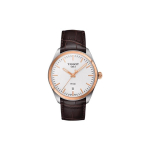 TISSOT PR100 kollektsiooni meeste k&auml;ekell kvartsmehhanismiga, 39 mm h&otilde;bedase sihverplaadiga, roostevabast terasest korpusega, nahkrihmaga, T101.410.26.031.00 Brown Strap