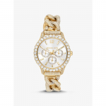 Michael Kors Layton Pav&eacute; Kuldse Tooni Kettk&auml;ev&otilde;ruga K&auml;ekell MK4653 kuld