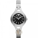 Emporio Armani Chiara Must Roostevabast terasest H&otilde;bedane Naiste Kvartsikell AR7328 must