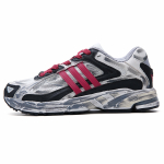 Adidas Originals Response Slip Resistant Abrasion Resistant Low top Running Shoes Unisex Black Red GZ1562(Team277- ) 38⅔