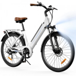 iScooter Ucity S 35KM/H T&auml;iskasvanute Elektrijalgratas 350W Mootor 36V13Ah Aku Elektrijalgratas 26 *1.95 Rehvid Maastikuline Linnas&otilde;idu E-jalgratas Ucity S White 35KM/H