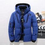 Talvine meeste pardi paks sulejope Snow Parkas mantel Hoiab soojas jakk V&auml;lisr&otilde;ivad M sinine