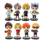 8 tk/1 komplekt Haikyuu figuur Oikawa Tooru mudel Q versioon Hinata Shoyo m&auml;nguasi Kei Tsukishima vastupidav kingituskollektsioon Tadashi Yamaguchi PVC No box