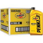 Pennzoil 10W-40 mootori&otilde;li, tavaline mootori&otilde;li, 1-liitrised pudelid, 6-pakk 10W-40(6x1 qt)