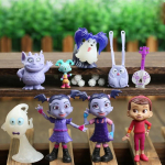 9 tk komplekt Vampirina t&uuml;druk tegevuskuju kollektsioonim&auml;nguasi 7cm Vampirina rekvisiidid lastele kingitused Koogikuju kaunistused