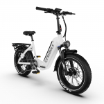 KINGBULL VERVE Elektrijalgratas, 48V 20AH Eemaldatav Aku, Shimano 8-k&auml;iguline valge
