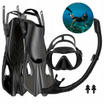 Sukeldumisvarustus Mask Snorgli Ujumislabad Suurused 38-42
