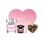 VERSACE Pink Diamond Naiste Parf&uuml;&uuml;m Pink Diamond S&uuml;damekujuline Karbikomplekt Tualettvesi Lilleline Puuviljane 30ml Set 1