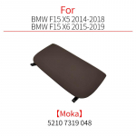 Autotooli seljatoe paneeli nahast seljatoe panipaiga tasku kate Tarviku asendus Must Bmw X5 X6 F15 F16 2014- jaoks