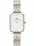 Naiste kell Daniel Wellington Quadro Lumine 5-l&uuml;liline kahev&auml;rviline 20 mm Dw00100625 + Karp (Zw519F)