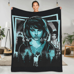 Life Is Strange Tekk videom&auml;ng Reisimine Flanell Voodipesu Tekid Pehme Vastupidav Elutuba Kohandatud DIY Voodikate Kingiidee 130x150cm