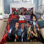 M&auml;ngu Grand Theft Auto Tekikate Komplekt Padjap&uuml;&uuml;rid Voodipesu Komplekt Gta T&auml;iskasvanud Poiss T&uuml;druk Magamistoa Kaunistus &Uuml;he- Kahekohaline Suur Suurus 100x135cm