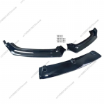 Alfa Romeo Mito 2009-2016 JTDM TB QV Twinair Autole Eesmise Kaitseraua Huul L&otilde;ug Spoiler Splitter Difuusor Kerekomplekt Esimene Splitter Glossy Black