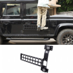 BCD1 s&uuml;sinikterasest auto ukse kokkuklapitav liigend astmeline jalgpedaal auto katuseraami astmeline aste Land Rover Defender 90 110 130 jaoks V&auml;lisosa Tarvikud