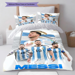 Messi Voodipesu Tekikomplekt Tekikate Padjap&uuml;&uuml;r Kodu Kaunistus S&uuml;nnip&auml;evakingitus (1 * tekikott + 2 * padjap&uuml;&uuml;ri, ilma s&uuml;damikuta) 135x200cm gray