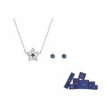 Swarovski Stella Kristall Ripatsiga Kaelakee F-Original brand box h&otilde;be