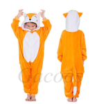 Laste Kassi &Uuml;likond &Uuml;kssarviku Cosplay Loom &Uuml;hes T&uuml;kis T&otilde;mblukuga Pidžaama Laps Halloween Pidžaamad Poisid T&uuml;drukud Kigurumi Anime Kapuutsiga Komplektid 3-4T white
