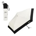 IZA P&auml;ikesevari UV x Rib Wpc. [Kerge ja &otilde;huke] 100% kaitse, kreemjas must, pikkus 55cm, ZA026-001-102
