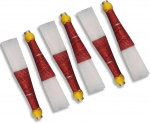 Torupillide harjutustoru S&uuml;nteetilised keeled Muusikainstrumendid 6-pakk one size valge