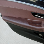 Ehtsa Nahast Ukse K&auml;etoe Kate BMW 5. Seeriale F10 F18 2011-2017 Auto Siseuks Juhipoolne K&auml;etoe K&auml;epide Paneeli Kate LHD Black gray