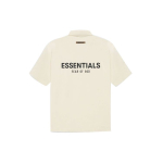 Fear of God Essentials SS21 L&uuml;hikeste varrukatega polo seljalogo ja unisex topidega, v&otilde;ikreem, kreem FOG-SS21-552 L
