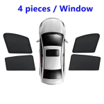 Magnetiline V&otilde;rk-P&auml;ikesekate VW Golf 7 Variant 2013-2020 jaoks - UV-kaitsega Aknavaljastaja 4pcs Front Rear must
