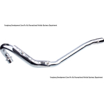110-140cc maastikumootorratta esimese toru v&auml;ljalasketoru CRF70 jaoks Motorcycle Exhaust Pipe white