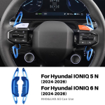 S&uuml;sinikkiust k&auml;igukangi &uuml;mbris Hyundai IONIQ 5N 6N 2024-2026 jaoks Siseaksessuaarid Blue punane