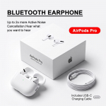 Mugav sobivus K&otilde;rvasisesed Apple AirPods Pro k&otilde;rvaklapid Kahe mikrofoni selge k&otilde;ne T&auml;iustatud ANC 30H aku kestvus Immersiivne muusika Bluetooth-k&otilde;rvaklapid valge