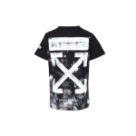 OFF WHITE Galaktika harjatud T-s&auml;rk OMAA002F176200179901 XS black