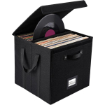 Kaitsev vin&uuml;&uuml;lplaadi hoiukarp 13 tolli suurtele LP-albumikogudele black