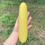 Simulatsioon hapukurgi squishy m&auml;nguasjad Pehmed aeglaselt t&otilde;usvad kurgi stressileevendus Fidget m&auml;nguasi &Auml;revusevastane pigistatav m&auml;nguasi peokinkideks yellow