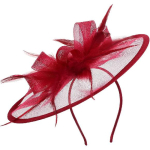 Naiste Fascinator M&uuml;ts Teepeo M&uuml;ts Veinipunane Juukseklamber Eriliste S&uuml;ndmuste Aksessuaarid Teepeoks ja Festivaliks brown