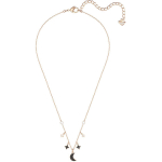 Swarovski Duo Kuu Kaelakee Must Roosakuldne Pinnakate 5429737 must