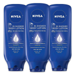 Nivea du&scaron;is kasutatav kehakreem toitev kuivale nahale mandli&otilde;liga Nivea du&scaron;is toitev 400ml 3 tk blue