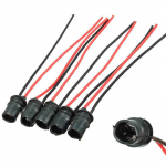 10x kummist T10 W5W auto lambipirni &uuml;mmarguse pesaga lambihoidiku aluse pistikukomplekt