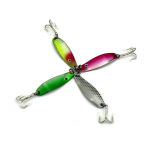 Hengjia kalap&uuml;&uuml;gilusikas 6,5 g/5 cm metallist laserlant forelli haugi landid 4pc sent as picture