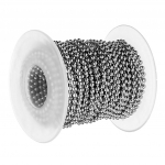 10 jardi/rulliga roostevabast terasest kuulist ketid isetegemise ehete leidmiseks 1,5 mm 2mm h&otilde;be