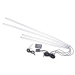 60cm 90cm 4tk Auto Under Tune Alus Kaugjuhtimispult LED Neoon RGB valgusriba