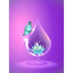 DIY 5D teemantmosaiik liblikas lill K&auml;sitsi valmistatud teemantmaal Ristpistes komplektid Teemantkivid Kunst 30*40 cm