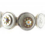 Les Tr&eacute;sors De Lily [E6634] &ndash; disainerk&auml;ev&otilde;ru 'Columbine' valge h&otilde;be h&otilde;be