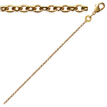 Les Tr&eacute;sors De Lily [Q8445] - Bracelet Plaqu&eacute; Or 'Maille For&ccedil;at' dor&eacute; - 18 cm 1 mm kuld