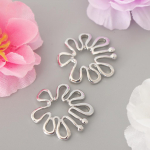 1 paar roostevabast terasest U-kujulist reguleeritavat klambrit Mamilo s&otilde;rmuse k&uuml;lge as described h&otilde;be