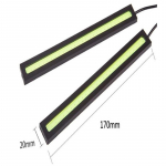 1paar veekindel 12V DRL COB valgustiriba valge haagissuvila paadiautole
