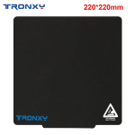 Tronxy magnetilise pinnaplaadi kleebisepadi &uuml;lipaindlik eemaldatav, &uuml;hilduv 220x220mm must
