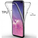 360 Full Body Hard PC taga + pehme TPU esiosa telefoni &uuml;mbris l&auml;bipaistev kaas Huawei Samsung Xiaomi iPhone jaoks Huawei Honor 20 Pro