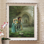 5D isetegemise teemantmaalikomplekt ristpistes komplektid t&auml;isteemanttikandid mosaiikkividest pilt kodukaunistuseks kingitus Full Round 20X30CM