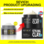 Sevich Matte Hair Clay Fashion Hair Styling Daily Use Mens Hair Clay High Strong Hold Low Shine Hair Styling Wax