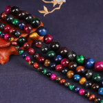 Looduslikust kivist v&auml;rvilised tiigrisilma &uuml;mmargused lahtised helmed 4/6/8/10/12 mm ehete valmistamiseks DIY k&auml;ev&otilde;ru 4mm 89pcs