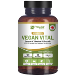 Vegan Vital Multivitamiinid ja mineraalid | 120 vegan multivitamiini kapsel | Prowise Healthcare